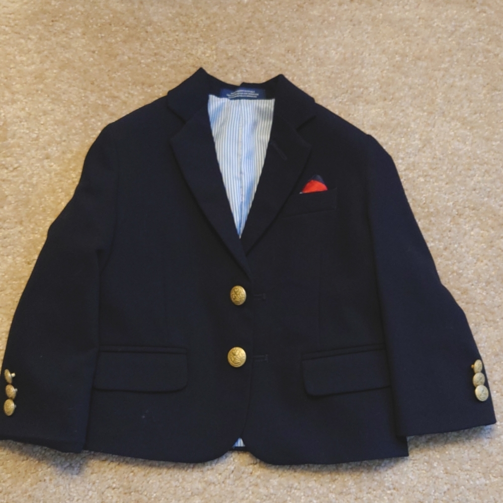 Like new Izod 2t Boy Navy Blue Blazer
